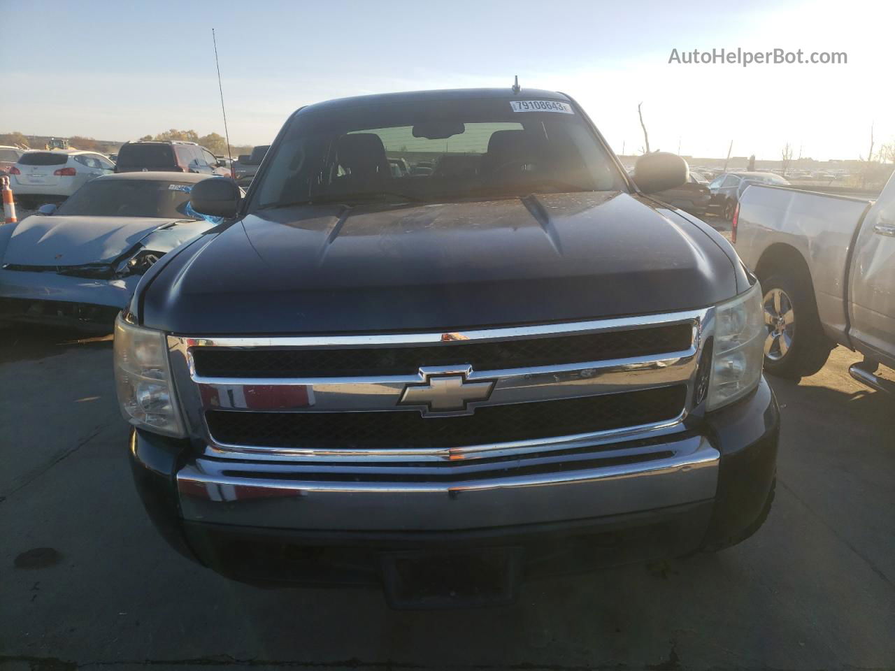 2008 Chevrolet Silverado C1500 Синий vin: 2GCEC19C781106090