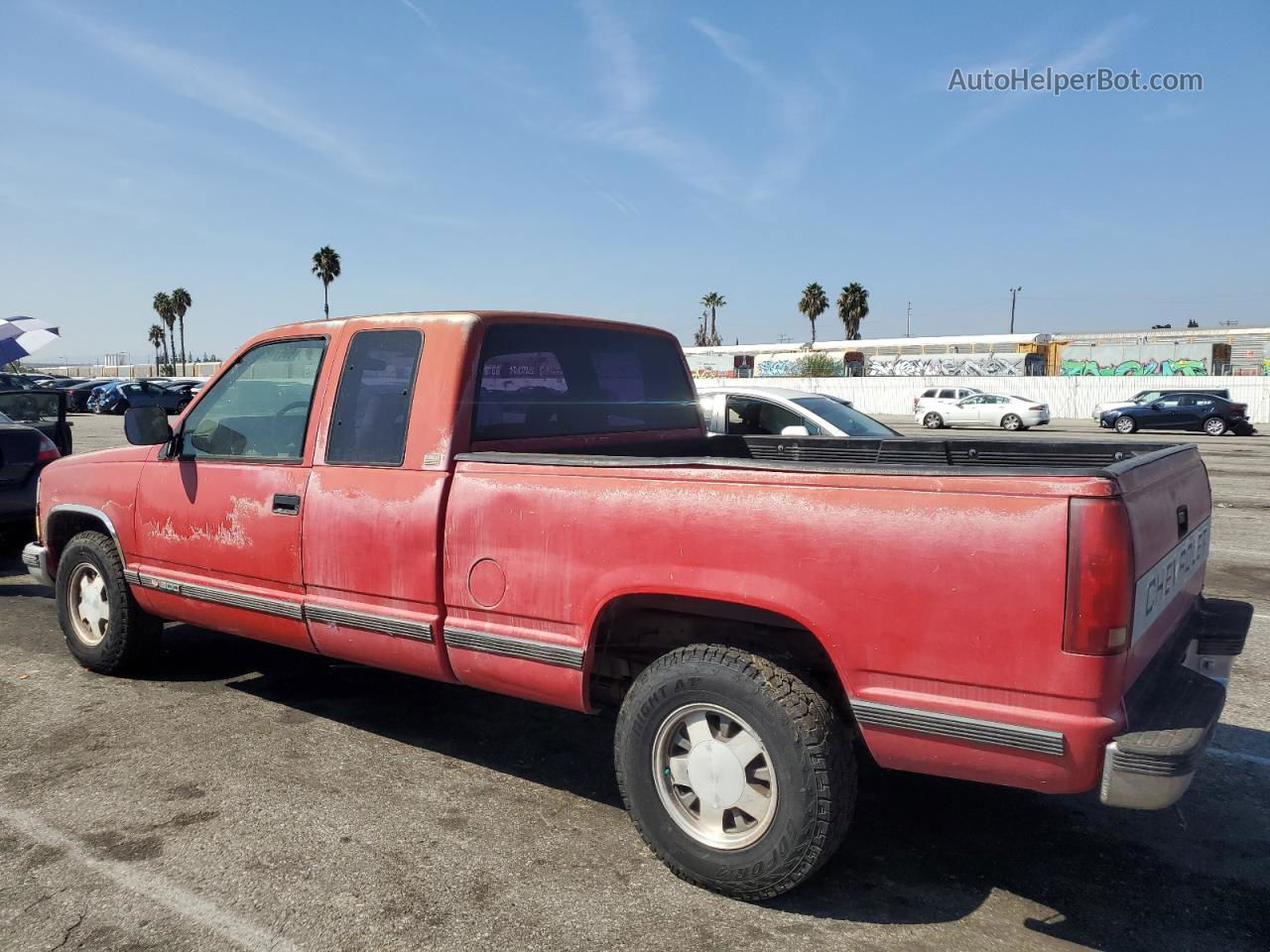 1993 Chevrolet Gmt-400 C1500 Red vin: 2GCEC19H8P1235093