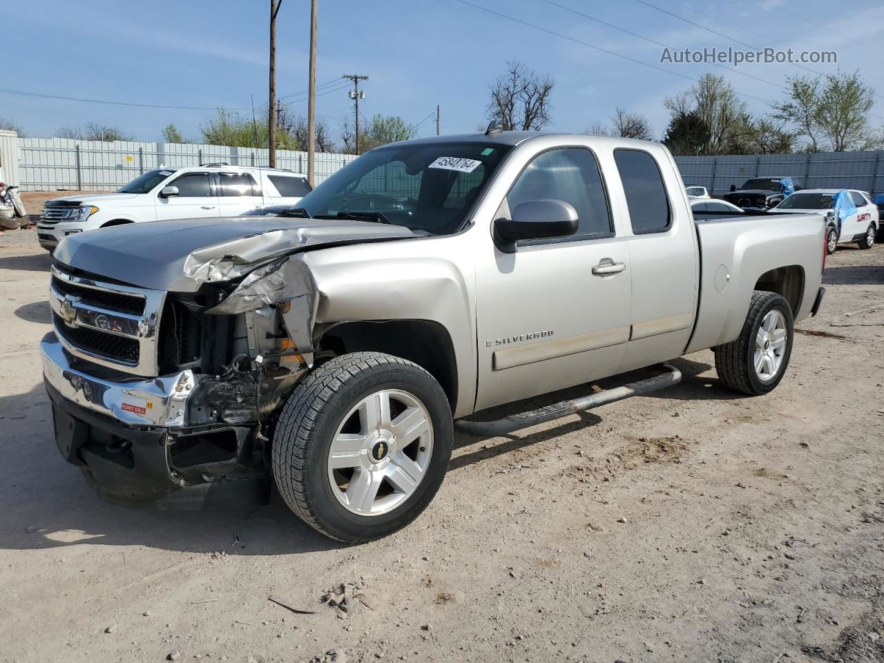 2008 Chevrolet Silverado C1500 Silver vin: 2GCEC19J081208488