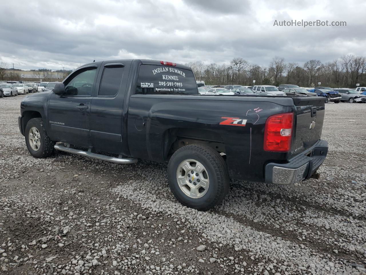 2008 Chevrolet Silverado C1500 Black vin: 2GCEC19J181240611