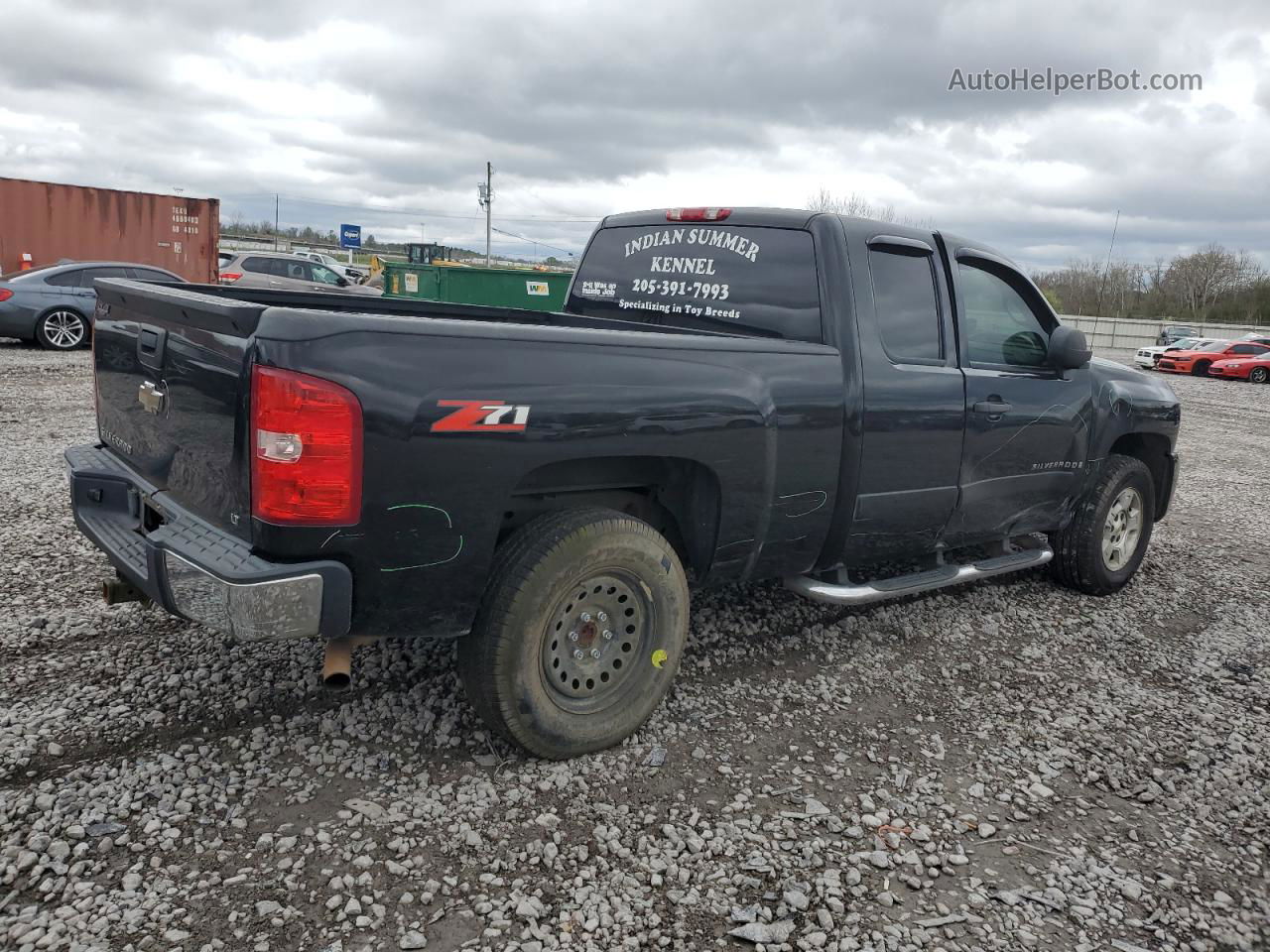 2008 Chevrolet Silverado C1500 Black vin: 2GCEC19J181240611