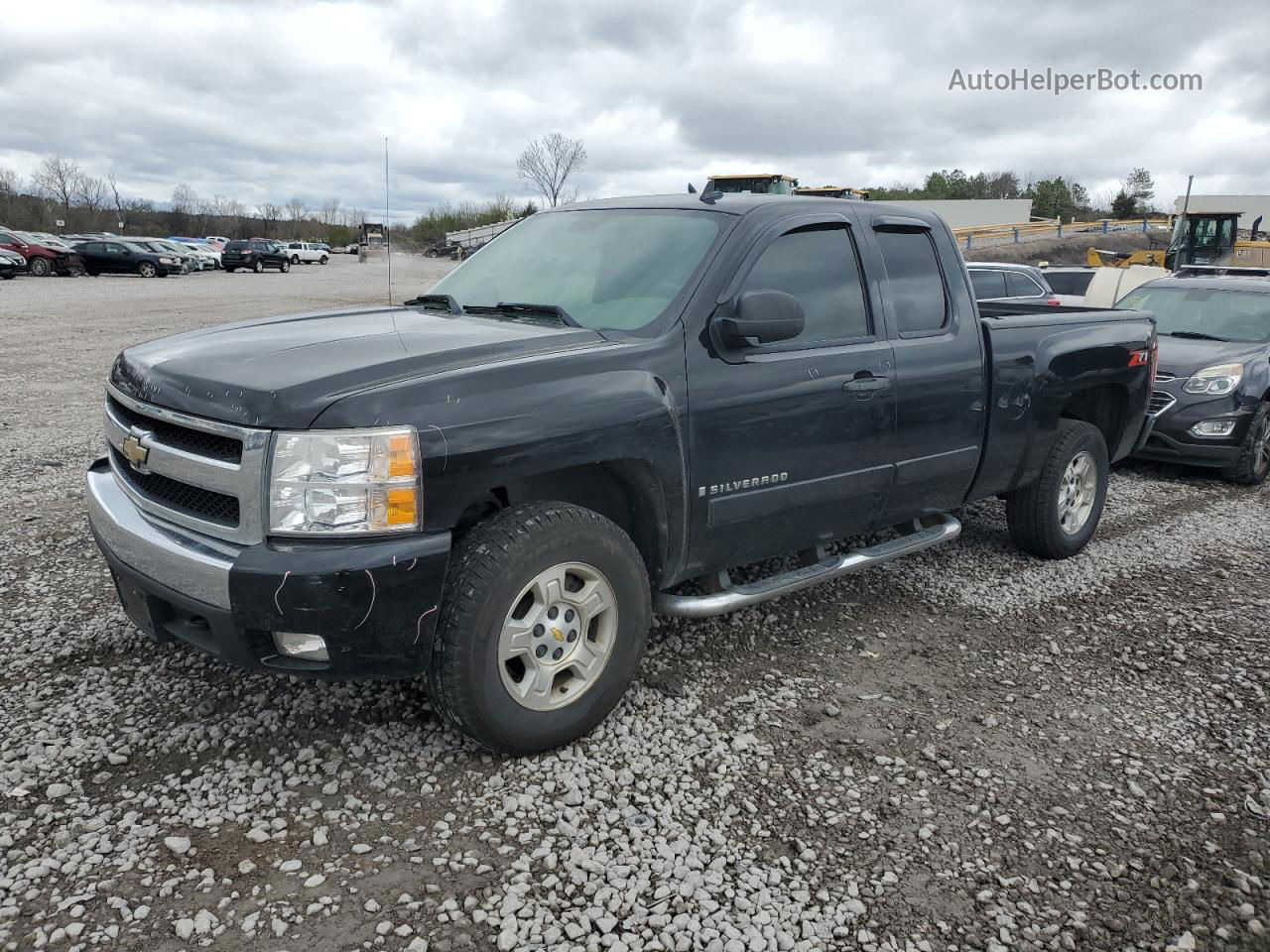 2008 Chevrolet Silverado C1500 Black vin: 2GCEC19J181240611