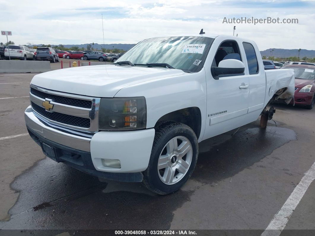 2008 Chevrolet Silverado 1500 Lt1 White vin: 2GCEC19J781143249