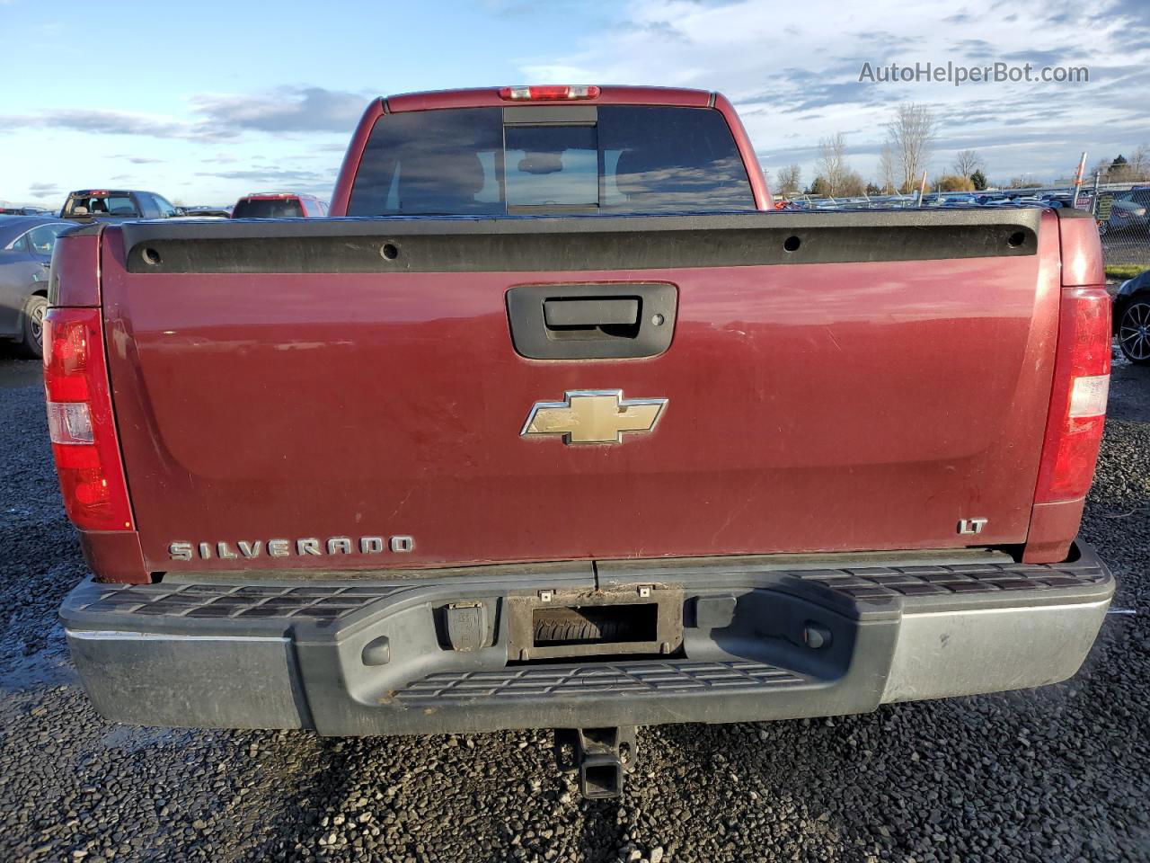 2008 Chevrolet Silverado C1500 Burgundy vin: 2GCEC19J881228892