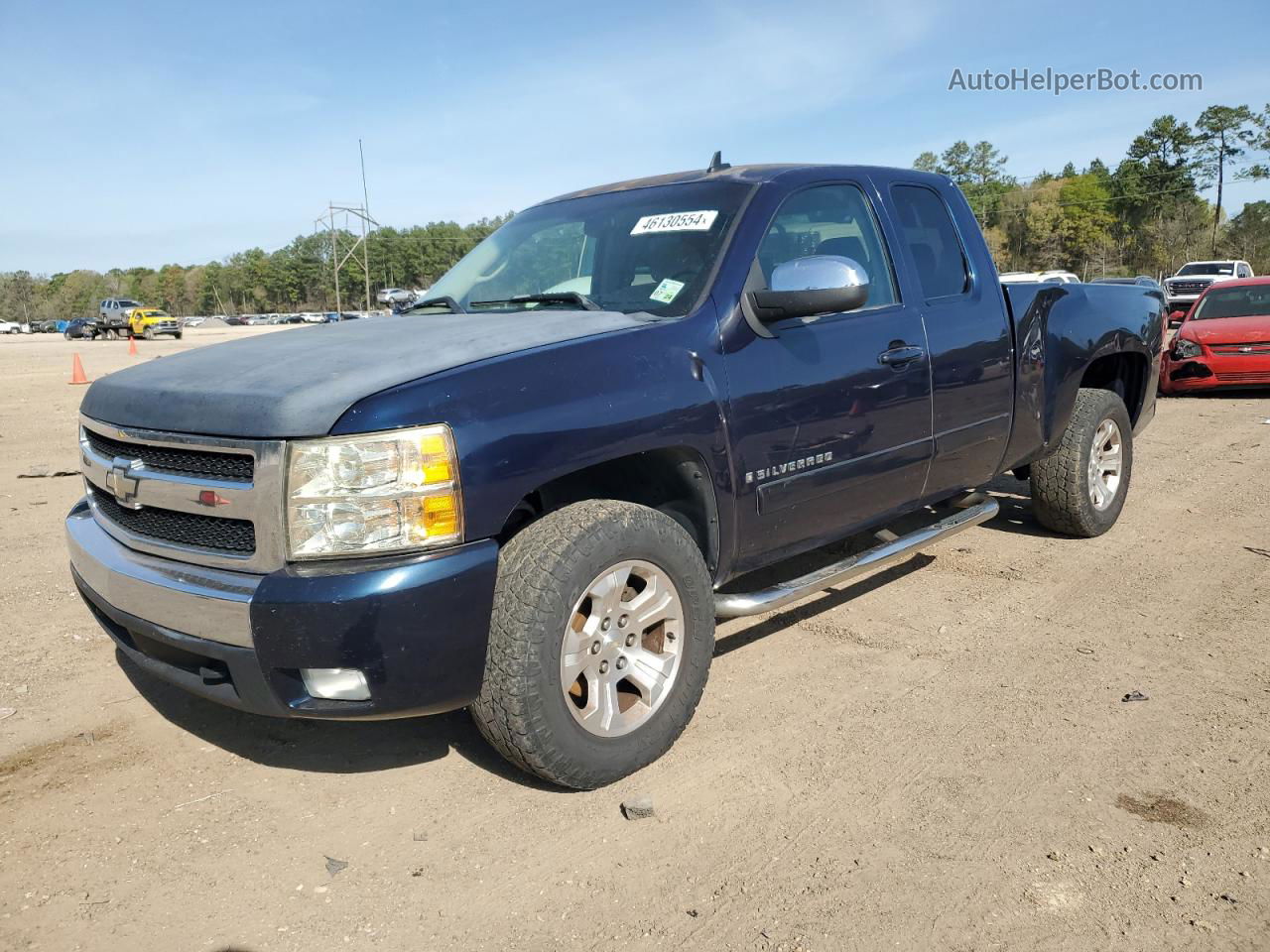 2008 Chevrolet Silverado C1500 Синий vin: 2GCEC19J981229050