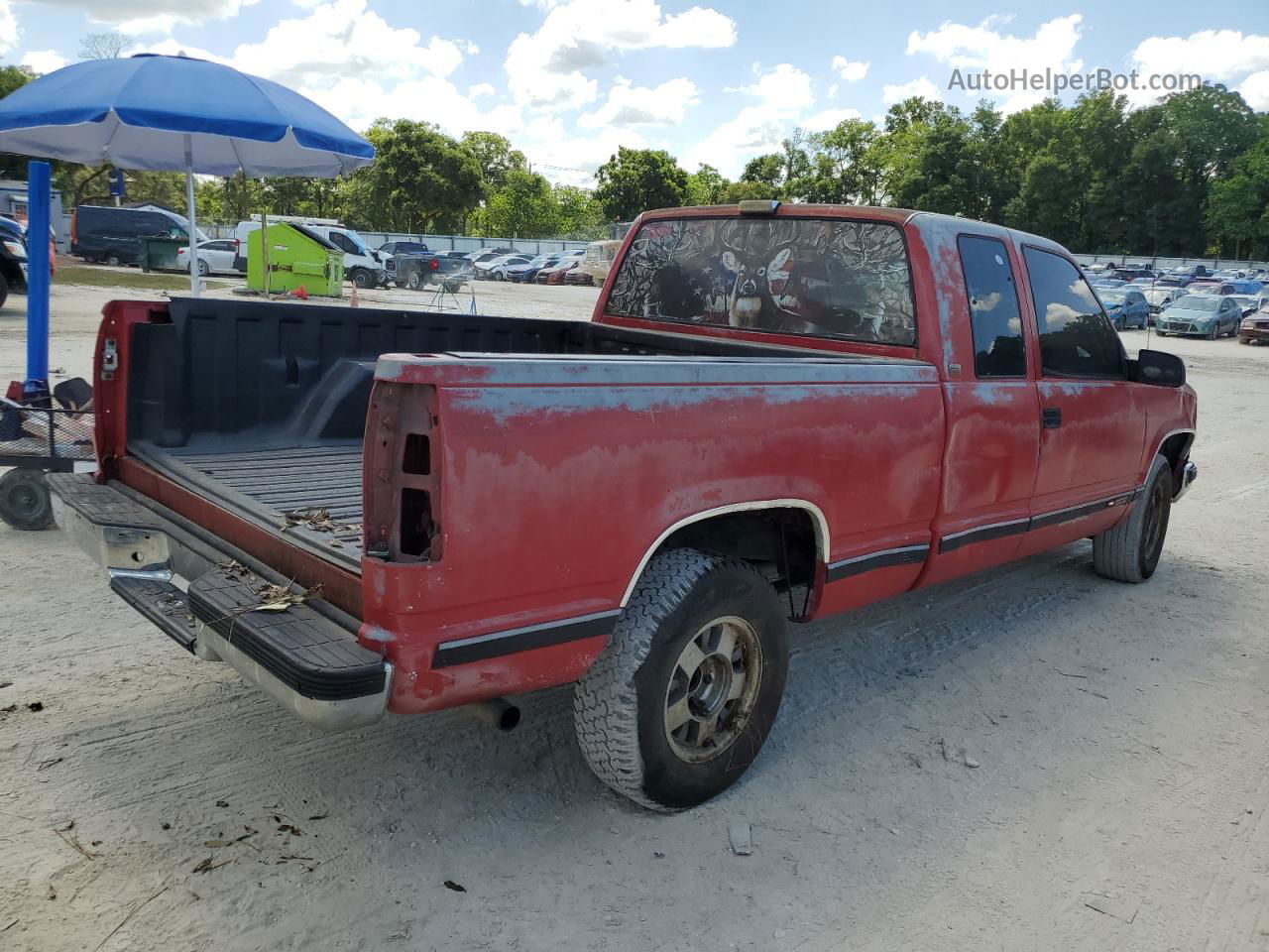 1993 Chevrolet Gmt-400 C1500 Red vin: 2GCEC19K1P1183950