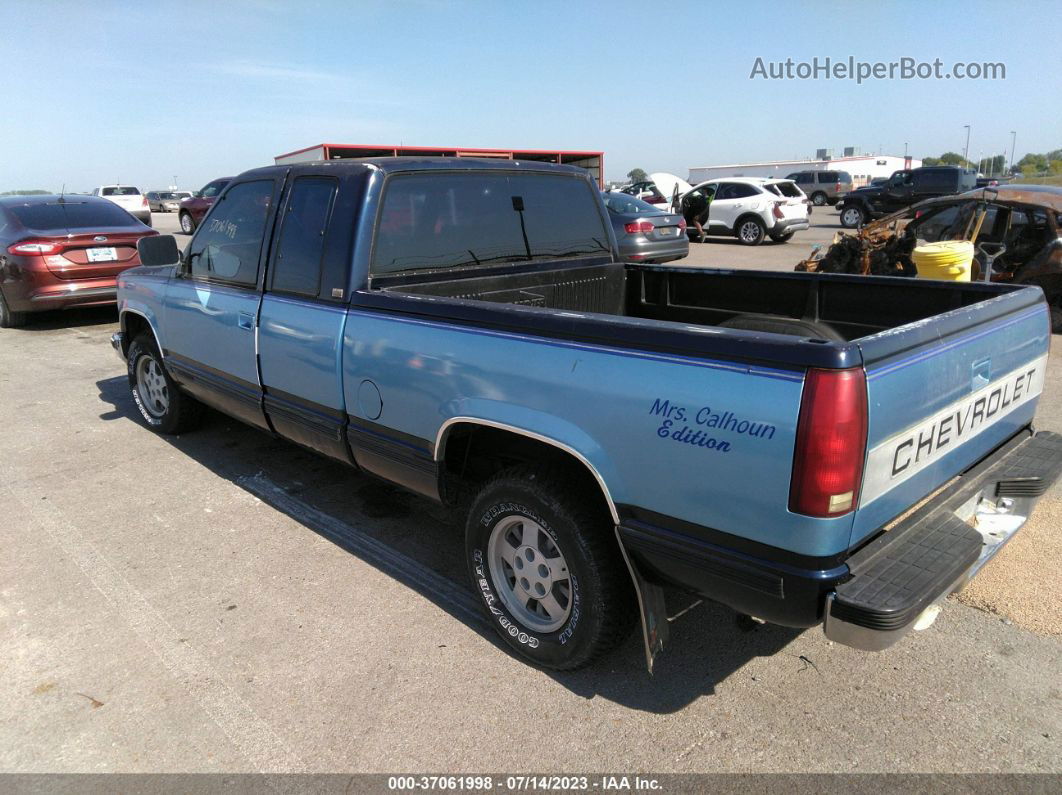 1993 Chevrolet Gmt-400 C1500 Blue vin: 2GCEC19K2P1117424