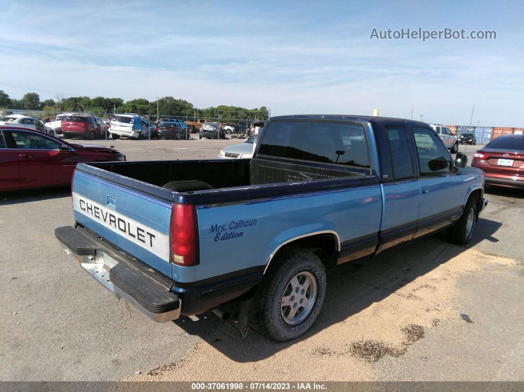 1993 Chevrolet Gmt-400 C1500 Blue vin: 2GCEC19K2P1117424