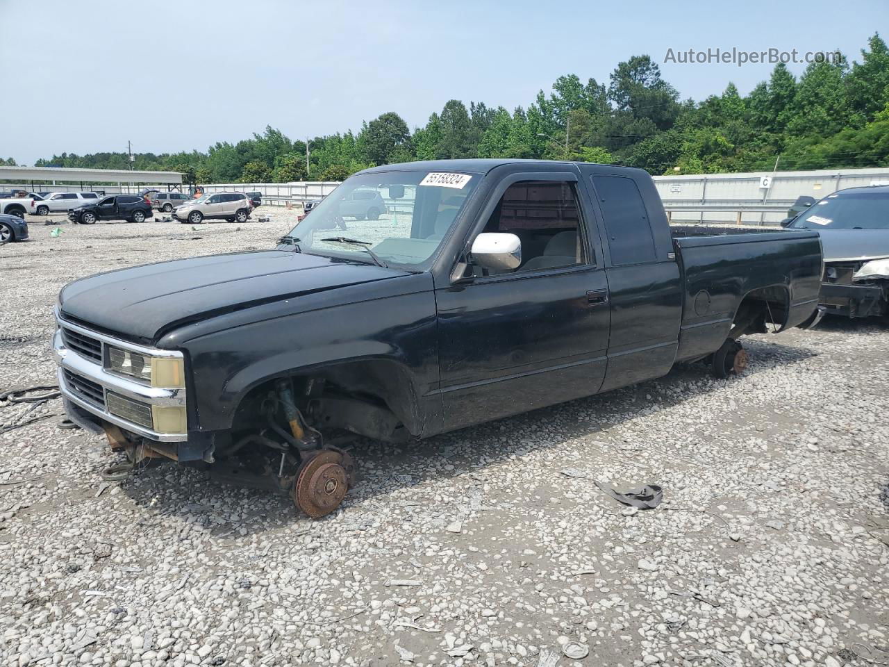 1993 Chevrolet Gmt-400 C1500 Black vin: 2GCEC19K4P1158928