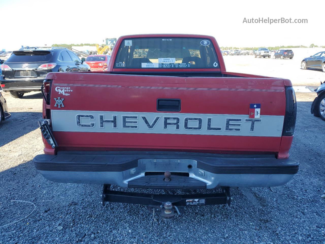 1993 Chevrolet Gmt-400 C1500 Red vin: 2GCEC19K4P1230050