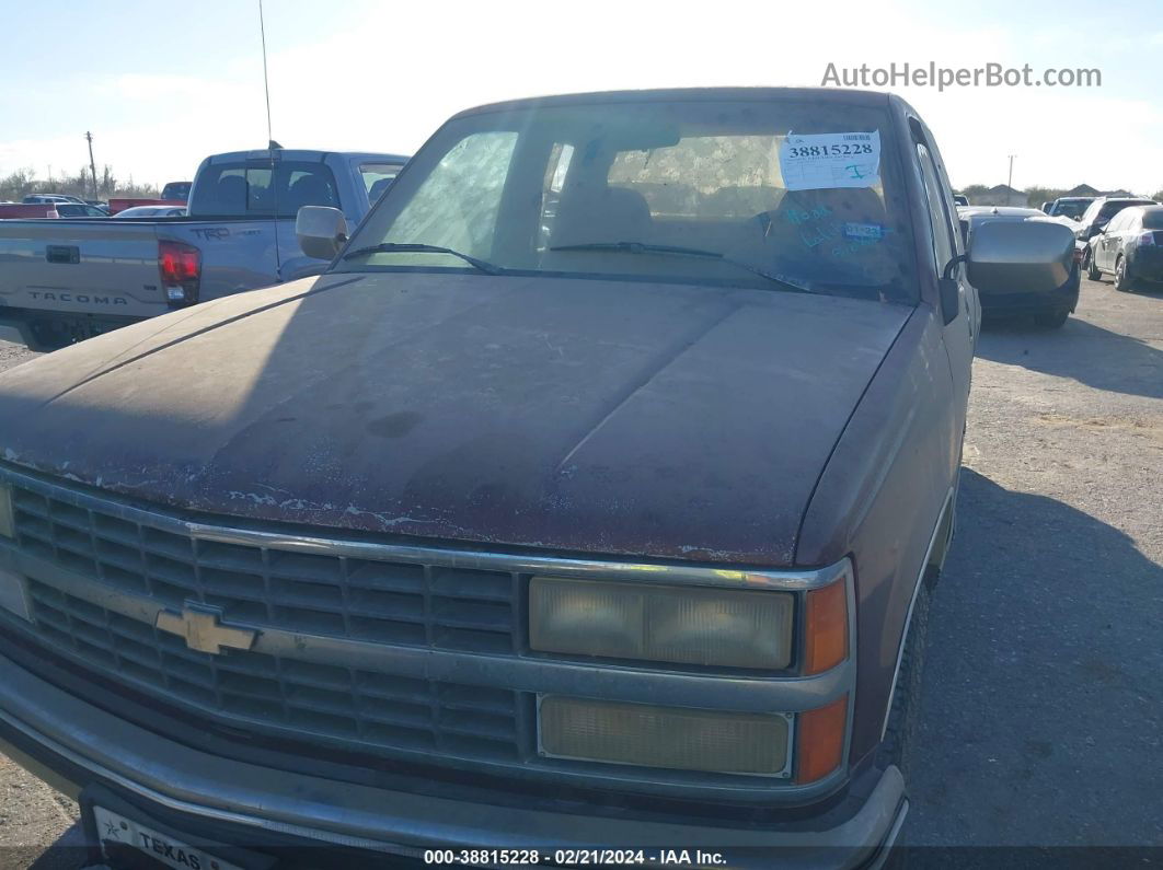 1993 Chevrolet Gmt-400 C1500 Red vin: 2GCEC19K4P1263064