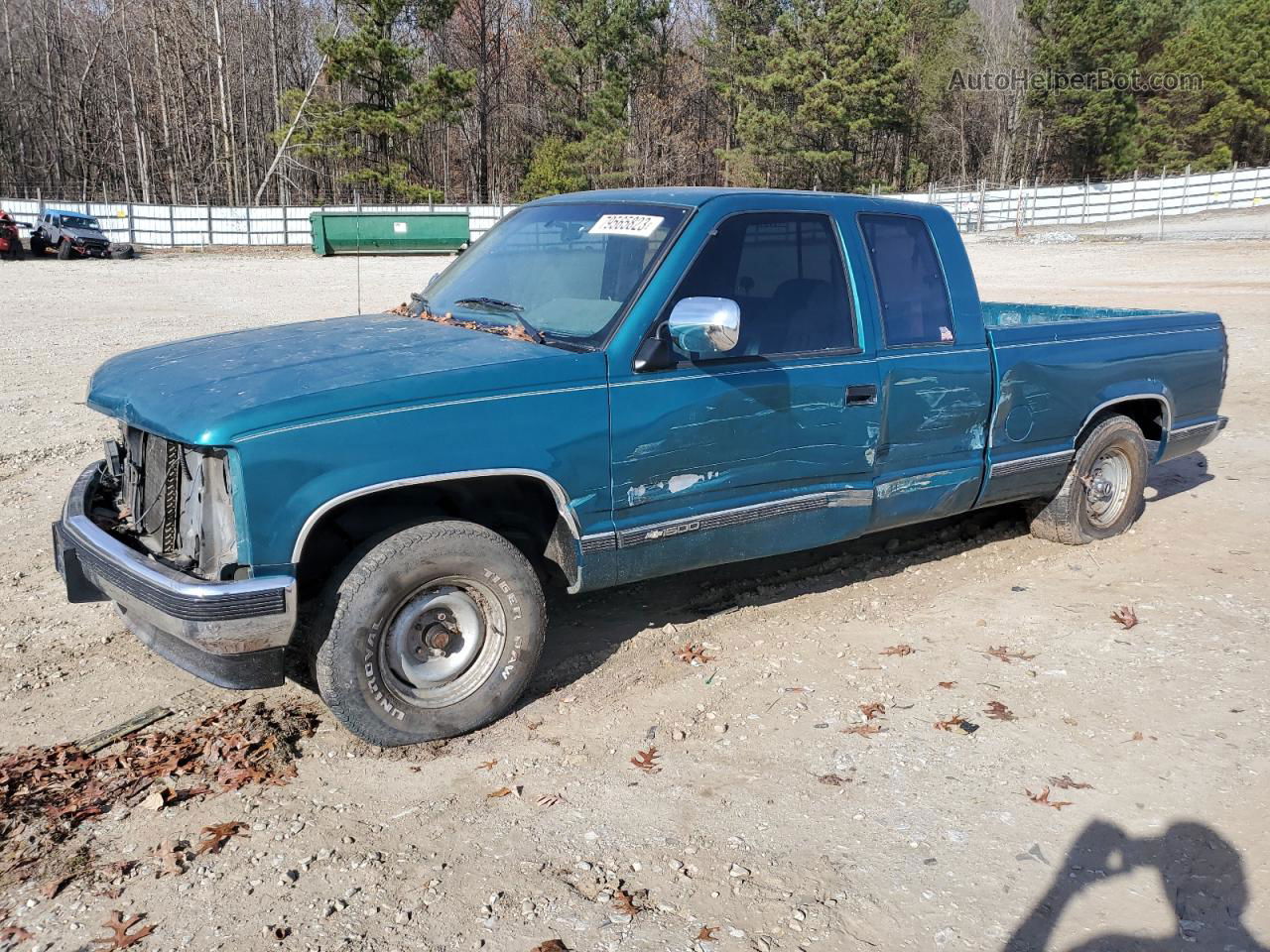 1993 Chevrolet Gmt-400 C1500 Green vin: 2GCEC19K5P1257824