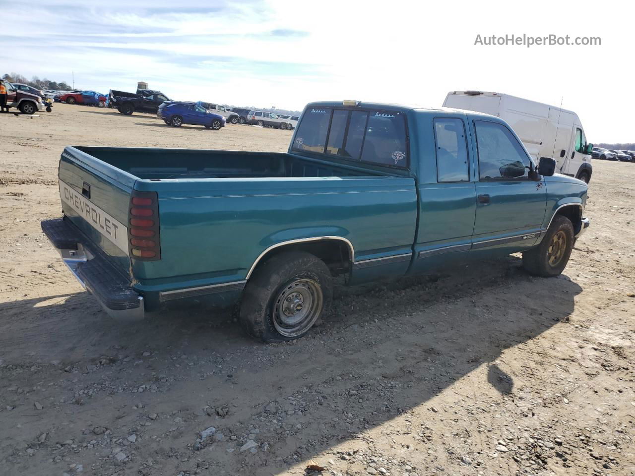 1993 Chevrolet Gmt-400 C1500 Green vin: 2GCEC19K5P1257824