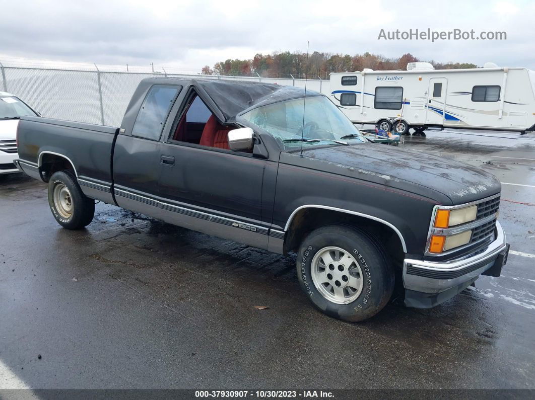 1993 Chevrolet Gmt-400 C1500 Black vin: 2GCEC19K7P1266783