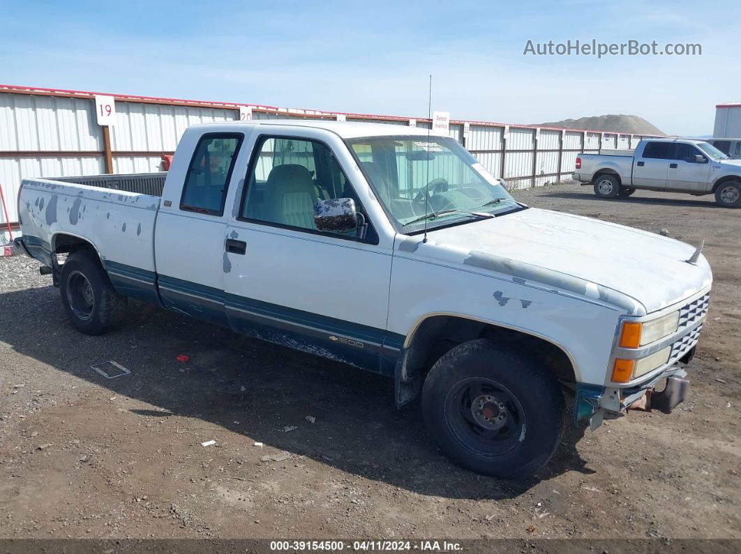 1993 Chevrolet Gmt-400 C1500 White vin: 2GCEC19K8P1235350