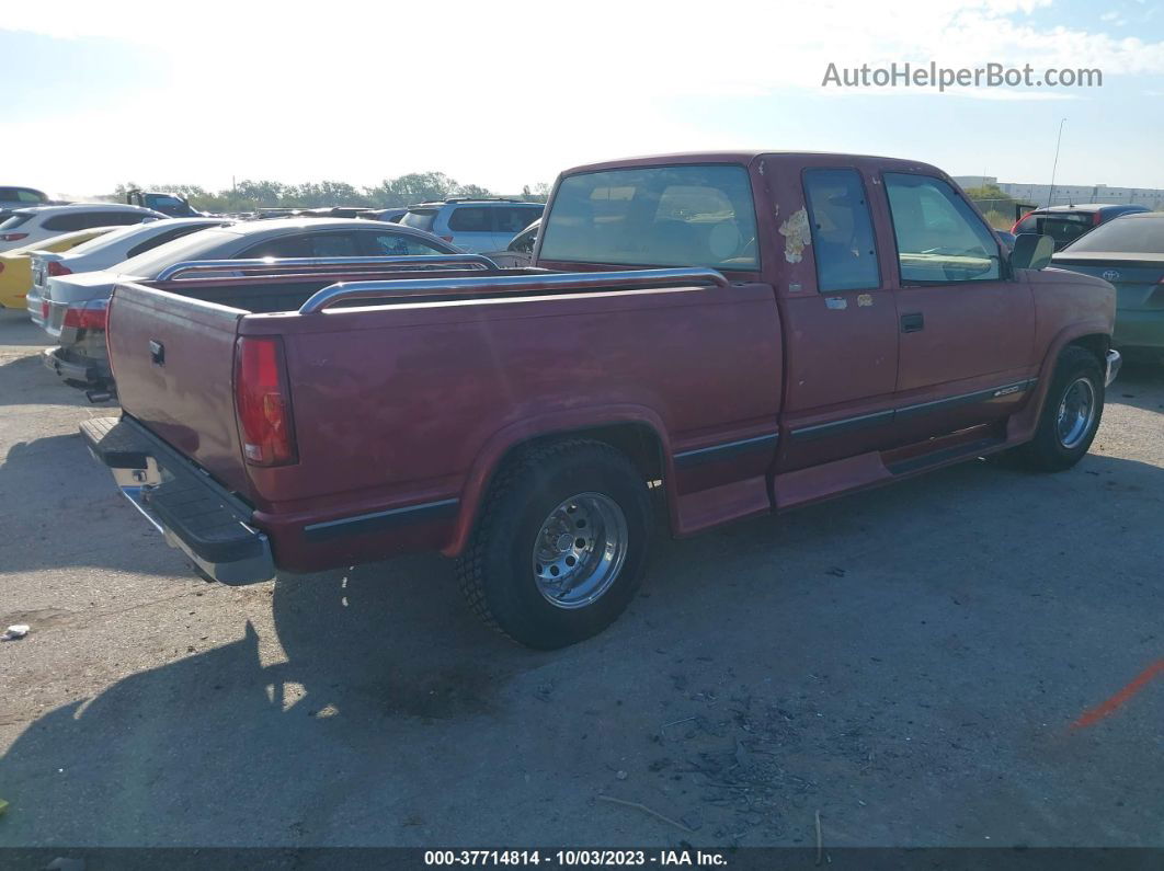 1993 Chevrolet Gmt-400 C1500 Red vin: 2GCEC19K9P1258488