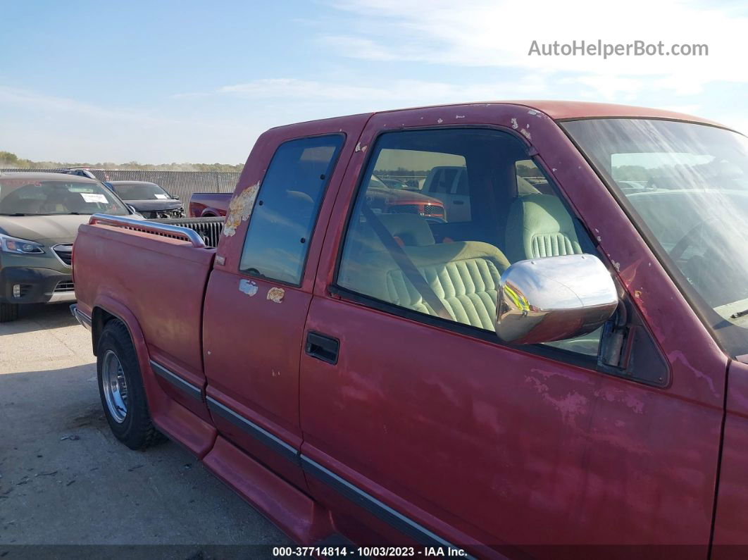 1993 Chevrolet Gmt-400 C1500 Red vin: 2GCEC19K9P1258488