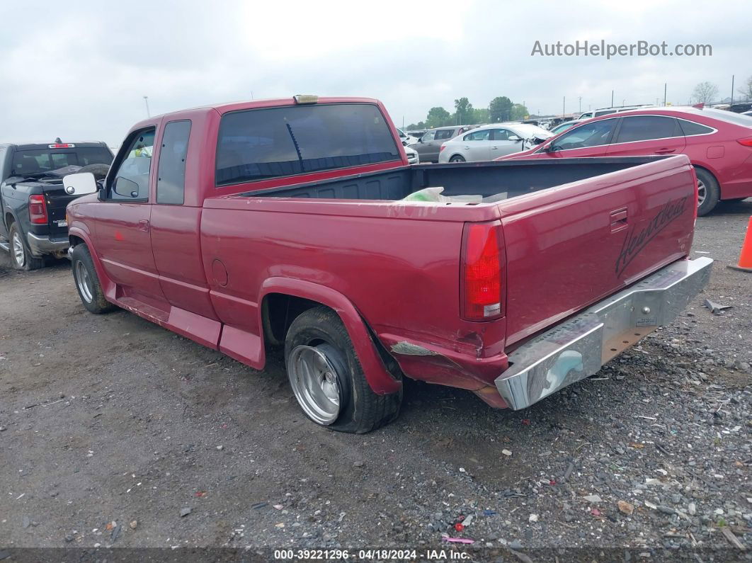 1993 Chevrolet Gmt-400 C1500 Burgundy vin: 2GCEC19KXP1141809