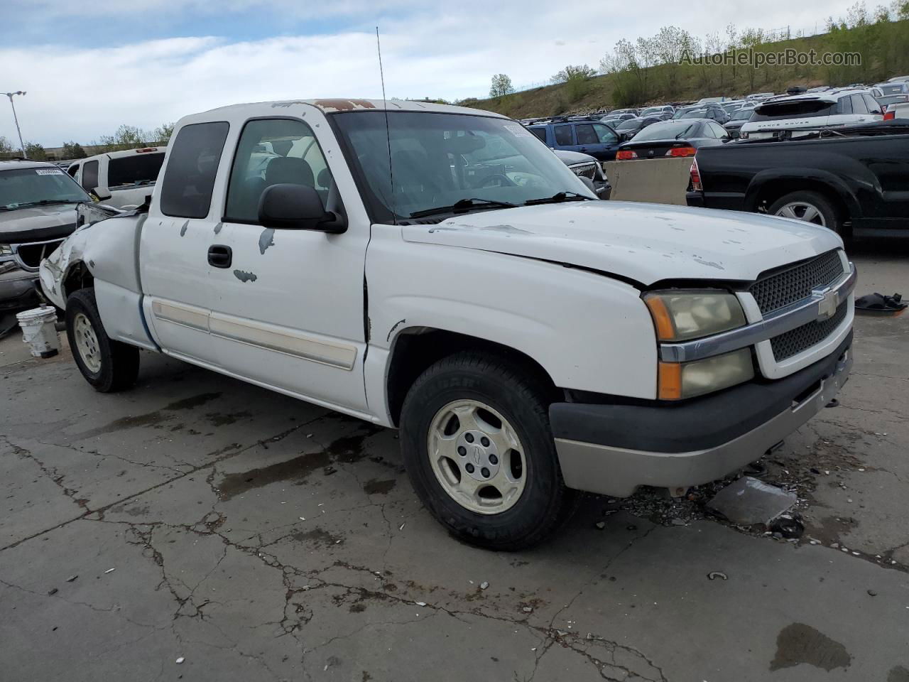 2003 Chevrolet Silverado C1500 White vin: 2GCEC19T031367599