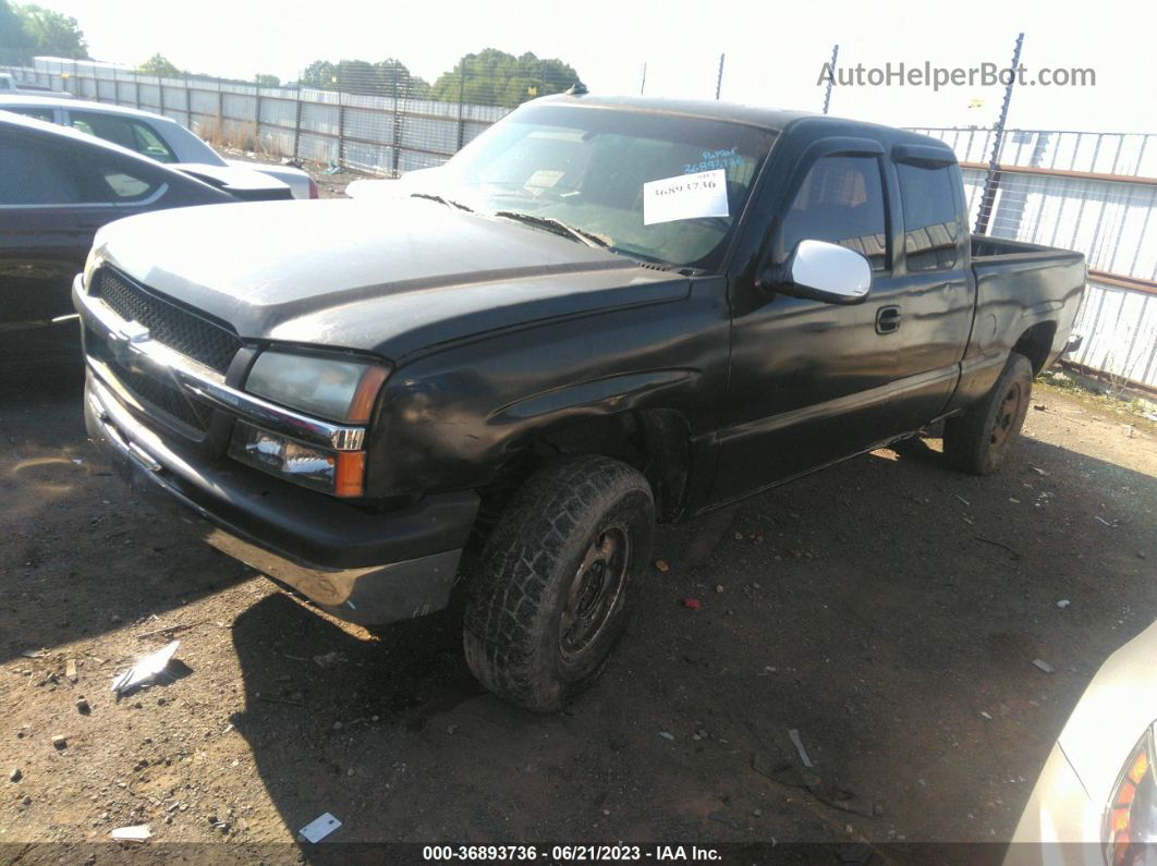 2003 Chevrolet Silverado 1500 Ls Black vin: 2GCEC19T031401623