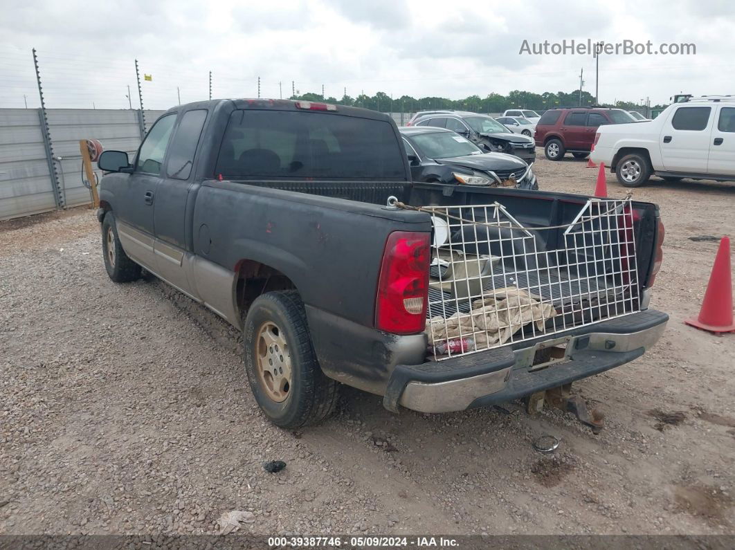 2003 Chevrolet Silverado 1500 Ls Black vin: 2GCEC19T131155147