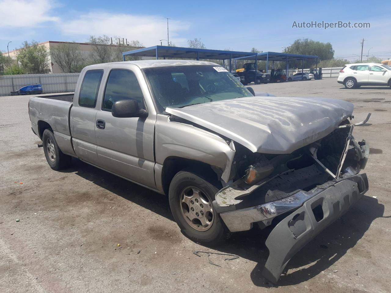 2003 Chevrolet Silverado C1500 Silver vin: 2GCEC19T131247181