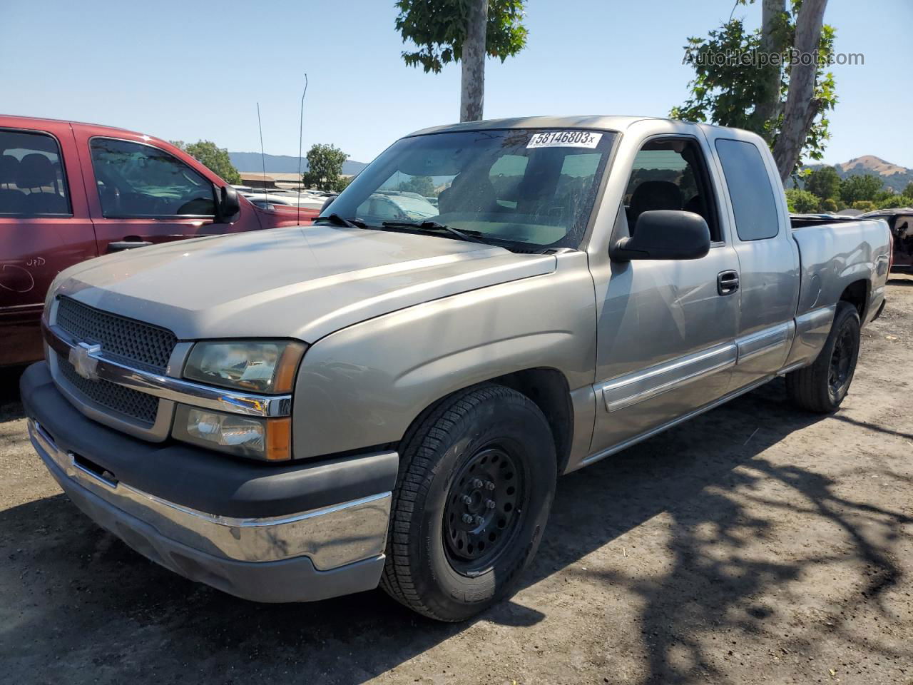 2003 Chevrolet Silverado C1500 Gray vin: 2GCEC19T131343831