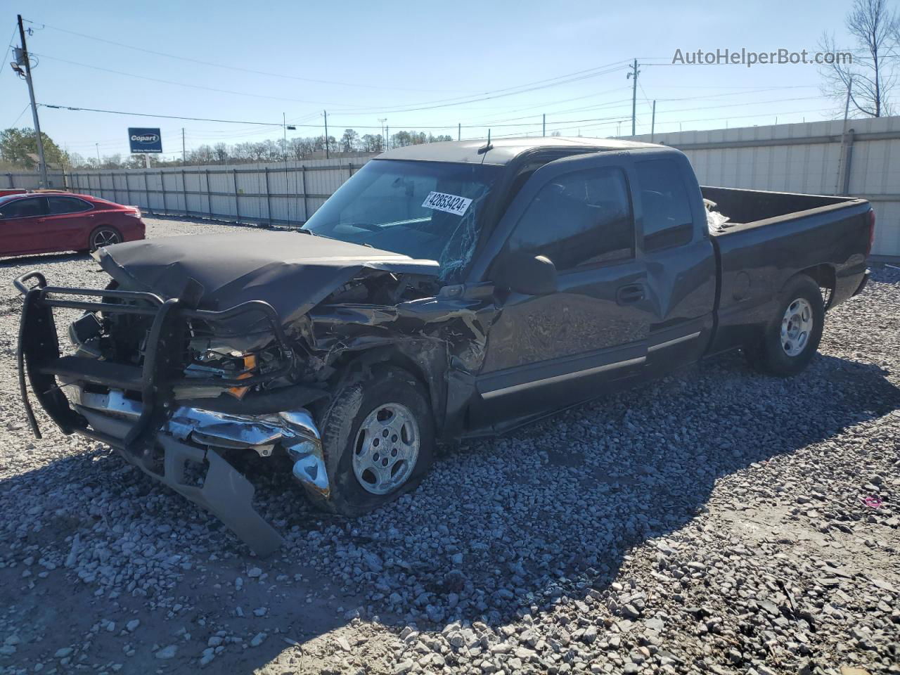 2003 Chevrolet Silverado C1500 Gray vin: 2GCEC19T231144156