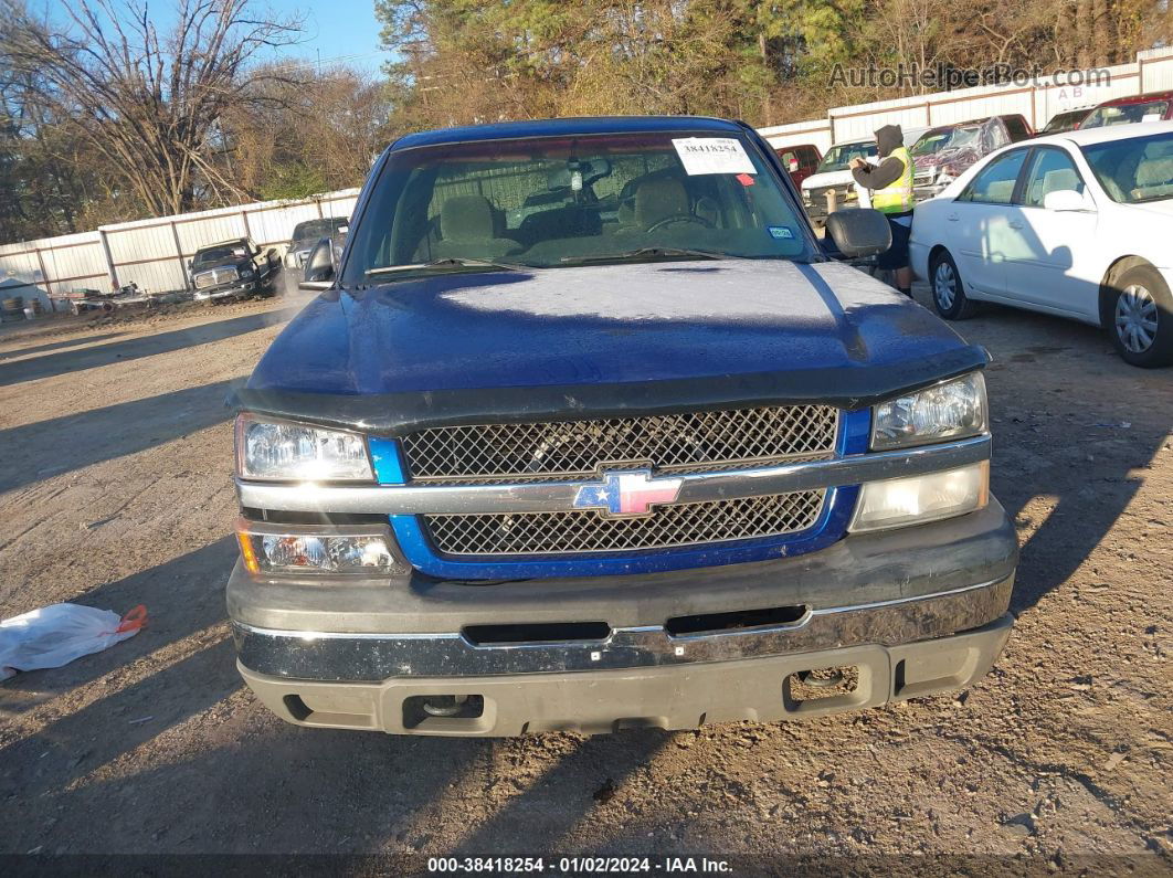 2003 Chevrolet Silverado 1500 Ls Blue vin: 2GCEC19T331199019