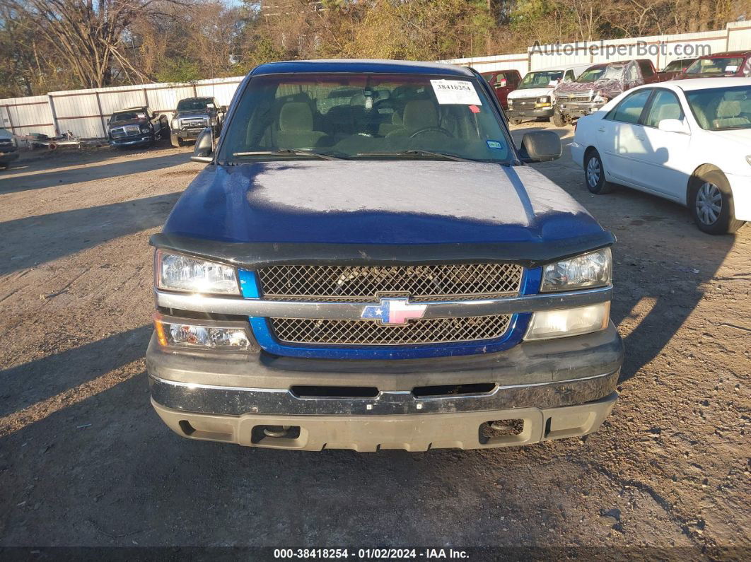 2003 Chevrolet Silverado 1500 Ls Blue vin: 2GCEC19T331199019