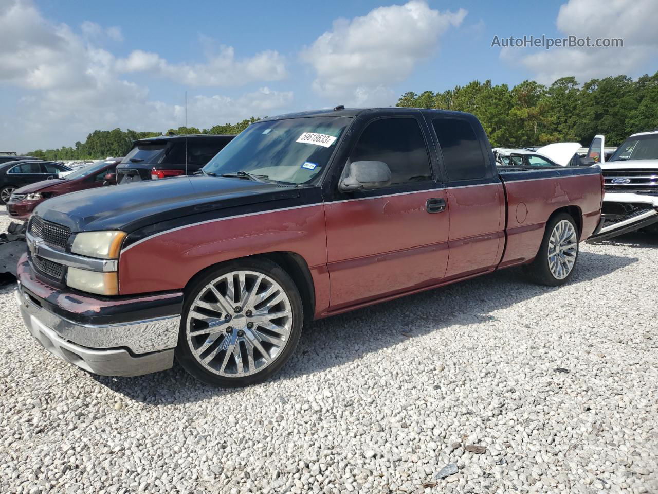 2003 Chevrolet Silverado C1500 Two Tone vin: 2GCEC19T431219584