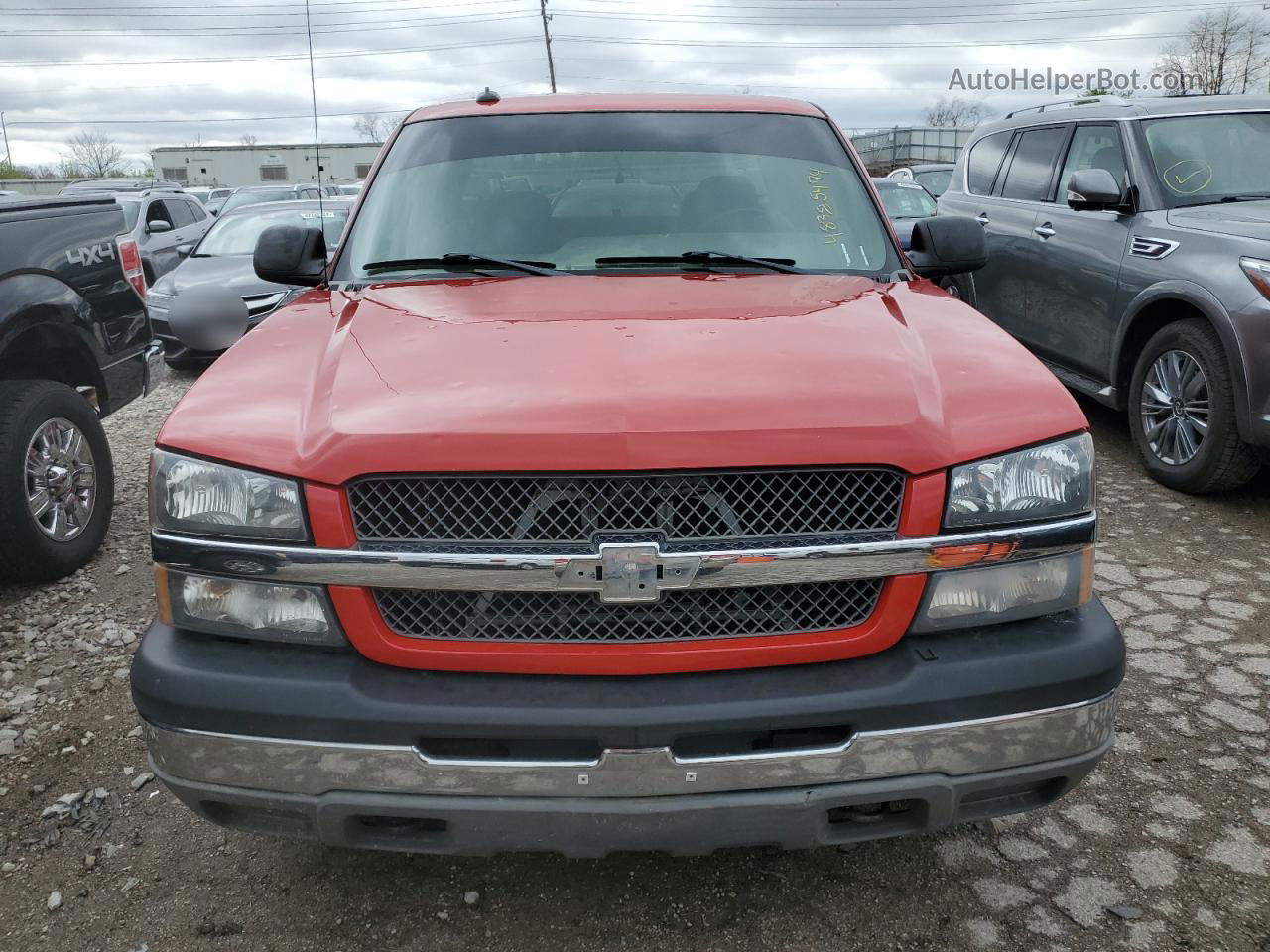 2003 Chevrolet Silverado C1500 Red vin: 2GCEC19T431250849