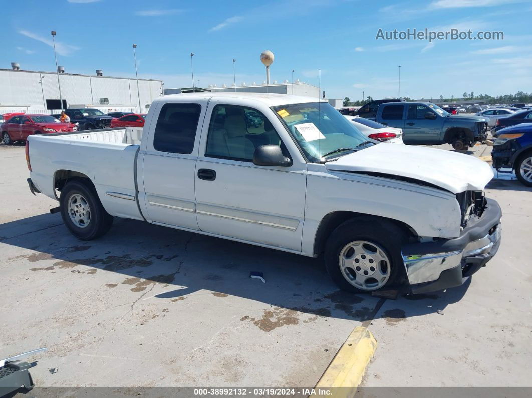 2003 Chevrolet Silverado 1500 Ls White vin: 2GCEC19T431374250