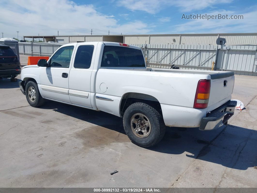 2003 Chevrolet Silverado 1500 Ls White vin: 2GCEC19T431374250