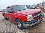 2003 Chevrolet Silverado 1500 Ls Red vin: 2GCEC19T631143608