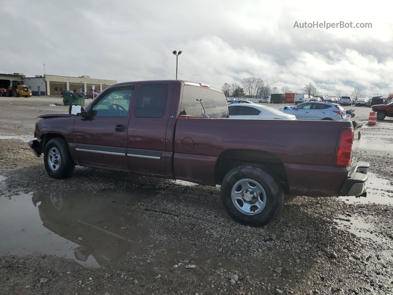 2003 Chevrolet Silverado C1500 Burgundy vin: 2GCEC19T631253185