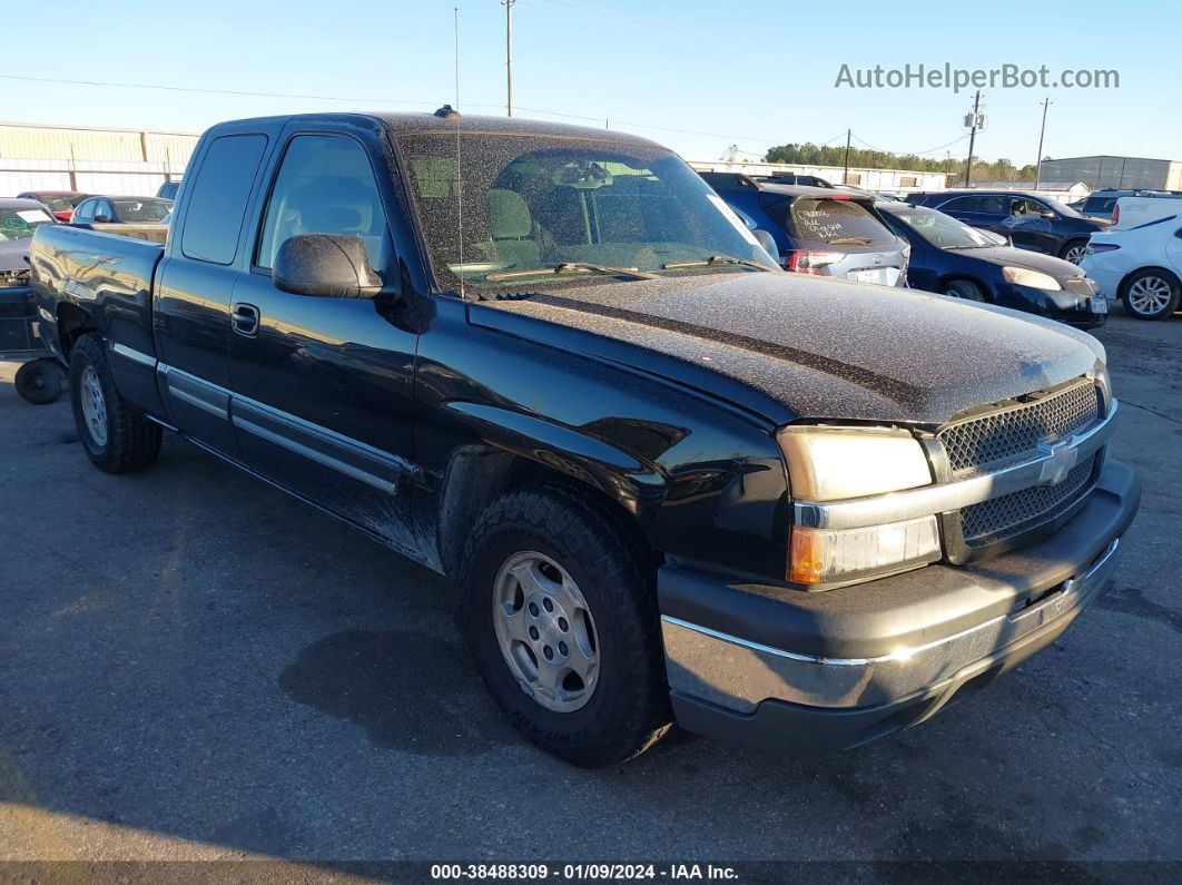 2003 Chevrolet Silverado 1500 Ls Black vin: 2GCEC19T631353531