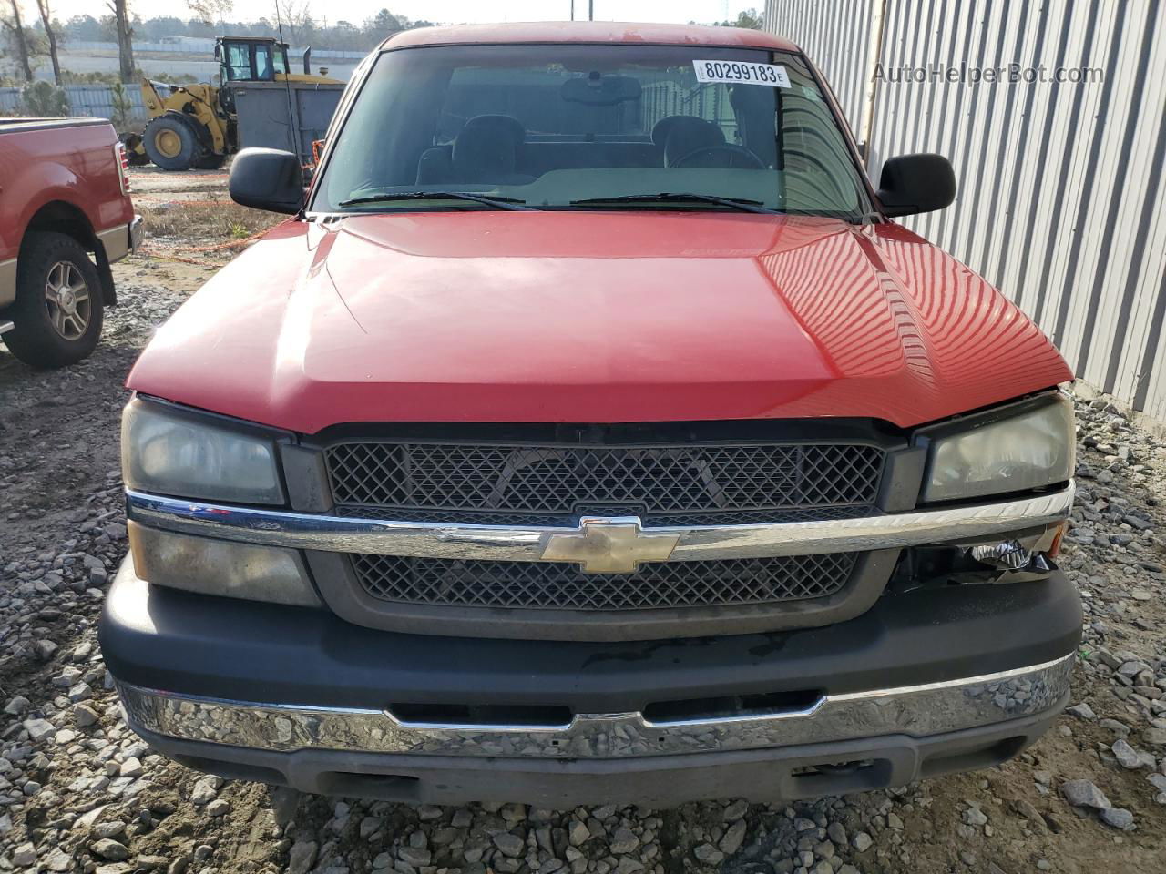 2003 Chevrolet Silverado C1500 Red vin: 2GCEC19T631405711