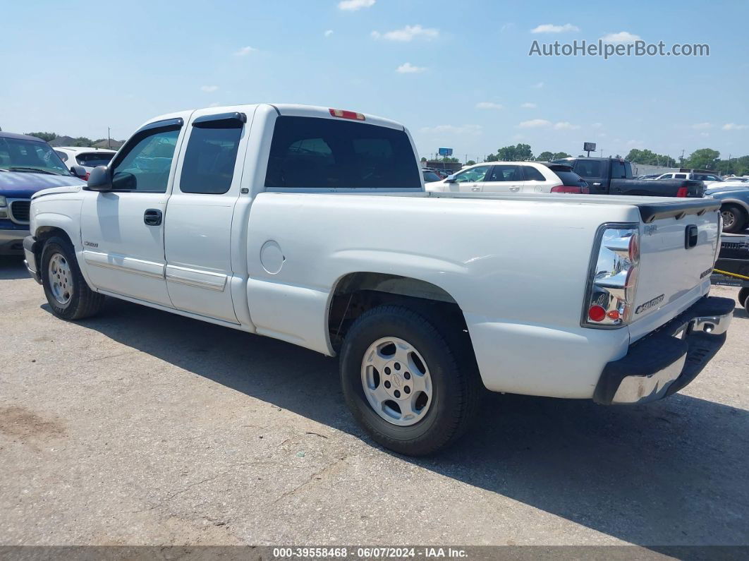 2003 Chevrolet Silverado 1500 Ls White vin: 2GCEC19T731116529