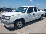 2003 Chevrolet Silverado 1500 Ls White vin: 2GCEC19T731116529