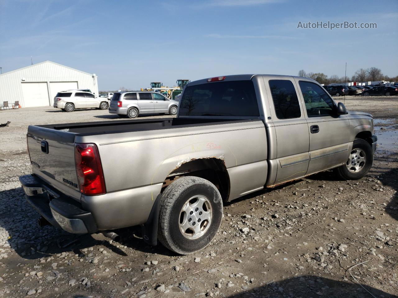 2003 Chevrolet Silverado C1500 Gray vin: 2GCEC19T831151936