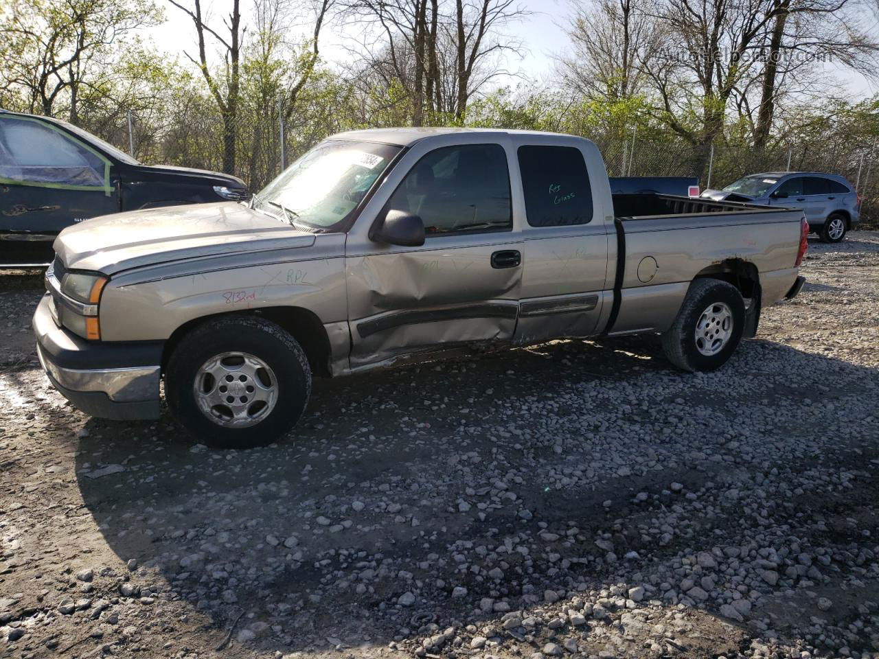 2003 Chevrolet Silverado C1500 Gray vin: 2GCEC19T831151936