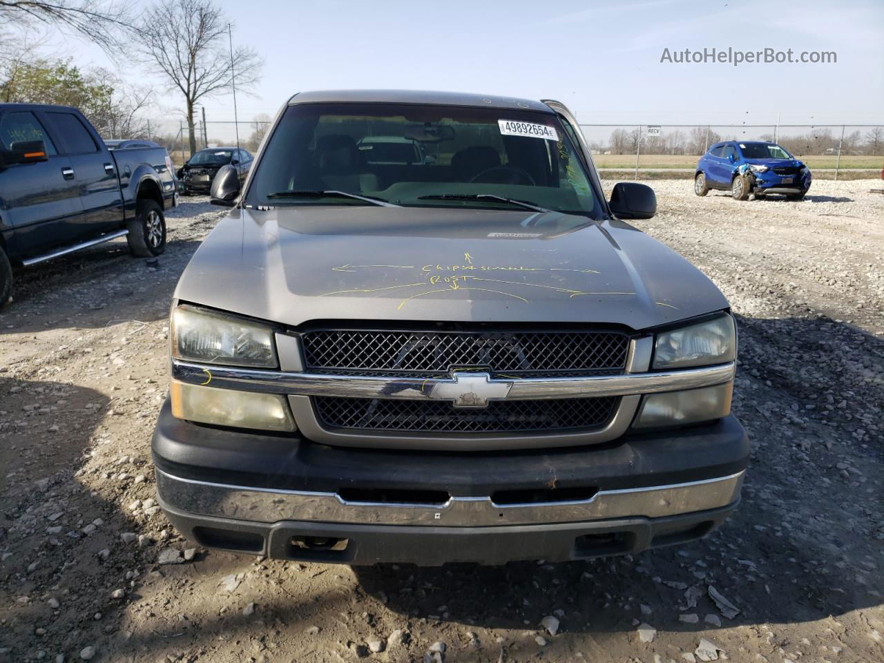 2003 Chevrolet Silverado C1500 Gray vin: 2GCEC19T831151936