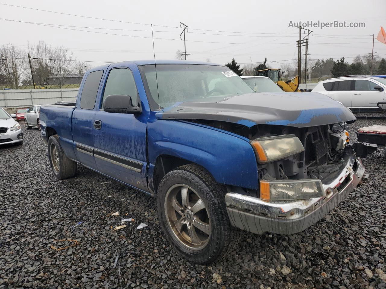 2003 Chevrolet Silverado C1500 Blue vin: 2GCEC19T931203820