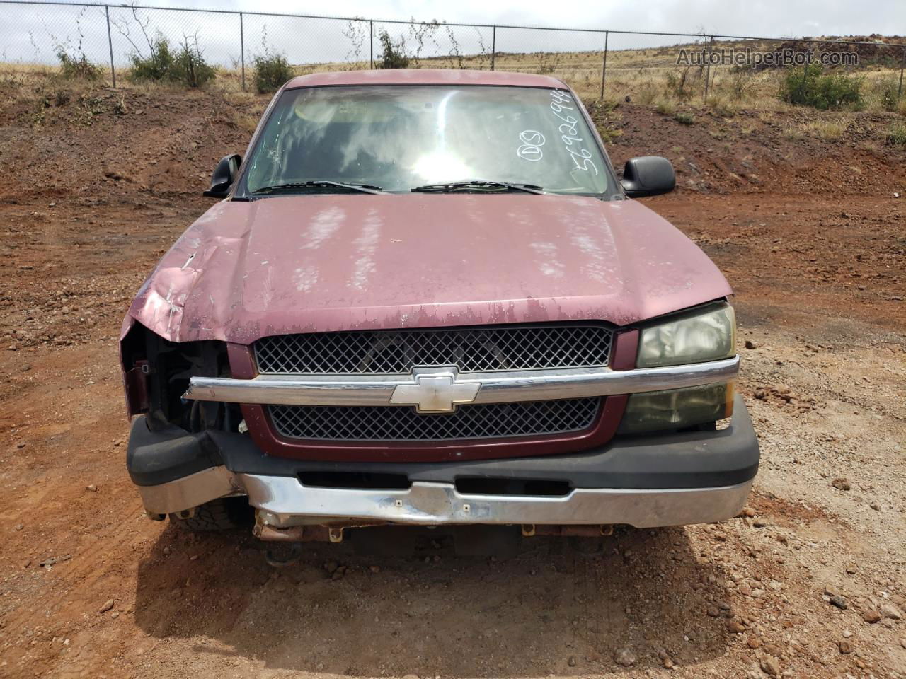 2003 Chevrolet Silverado C1500 Burgundy vin: 2GCEC19T931270191