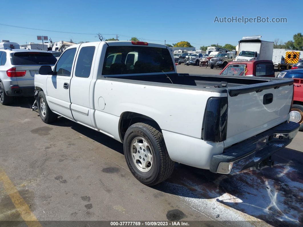 2003 Chevrolet Silverado 1500 Ls White vin: 2GCEC19T931279702