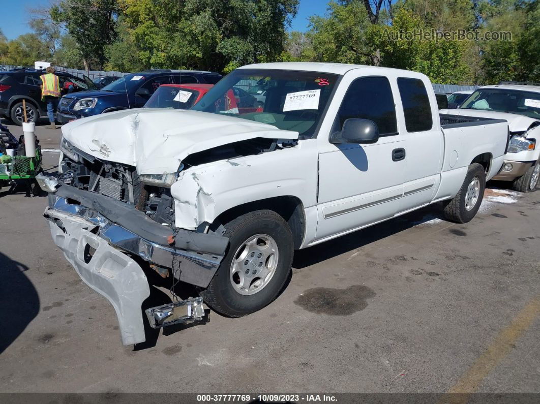 2003 Chevrolet Silverado 1500 Ls White vin: 2GCEC19T931279702