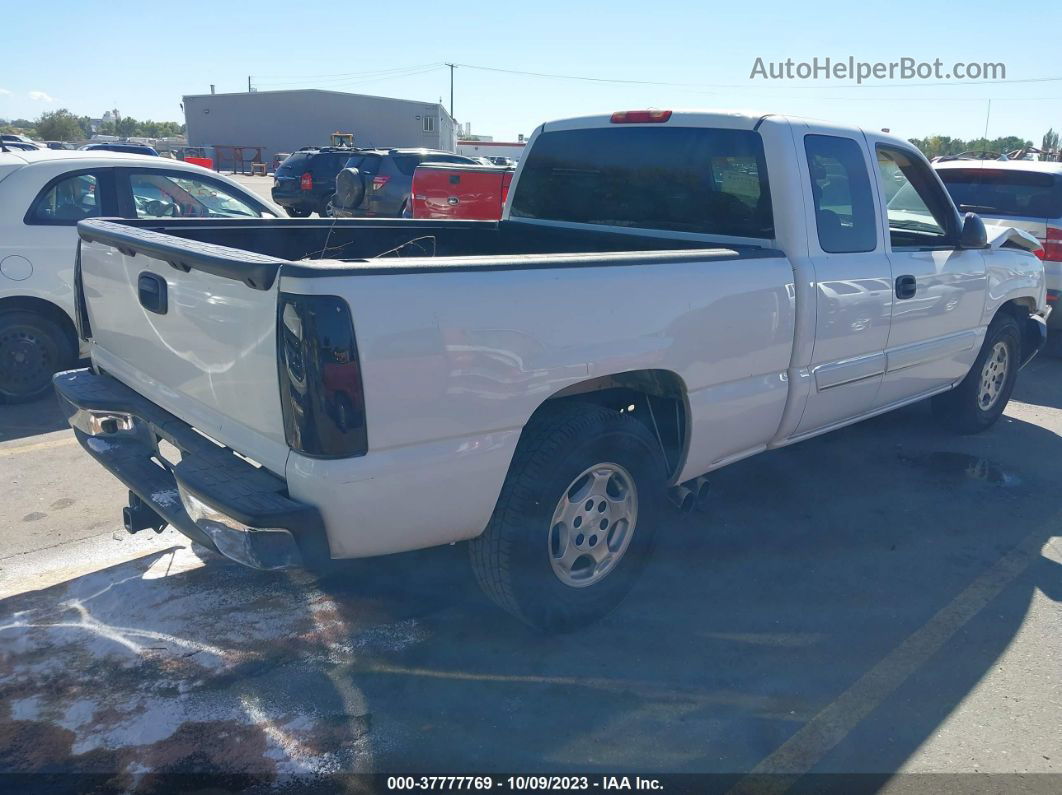 2003 Chevrolet Silverado 1500 Ls White vin: 2GCEC19T931279702