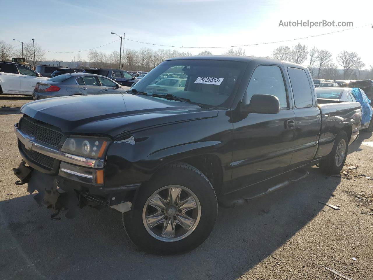 2003 Chevrolet Silverado C1500 Black vin: 2GCEC19V031251062