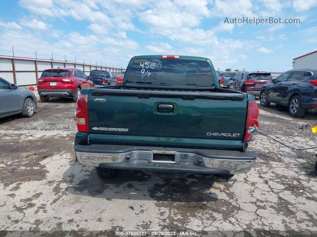 2003 Chevrolet Silverado 1500 Ls Green vin: 2GCEC19V131374580